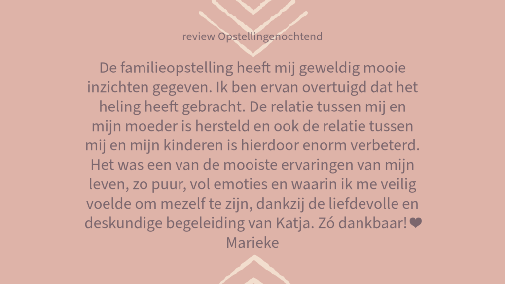 Review Opstellingenochtend TCK, recensie Therapeutisch Centrum Kaathoven Opstellingen, Systemisch werk