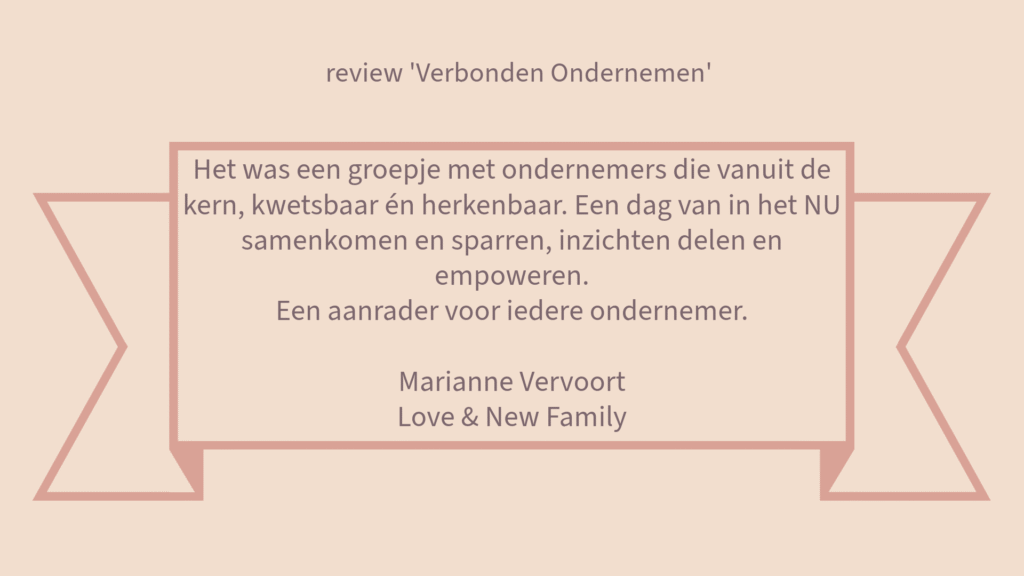 review recensie Verbonden Ondernemen TCK Therapeutisch Centrum Kaathoven businesscoaching Vinkel Den Bosch bussinesscoach